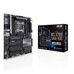 Asus WS X299 SAGE/10G, Workstation, Intel X299, 2066, CEB, DDR4, 7 x PCIe, Dual M.2, U.2, Dual 10G LAN