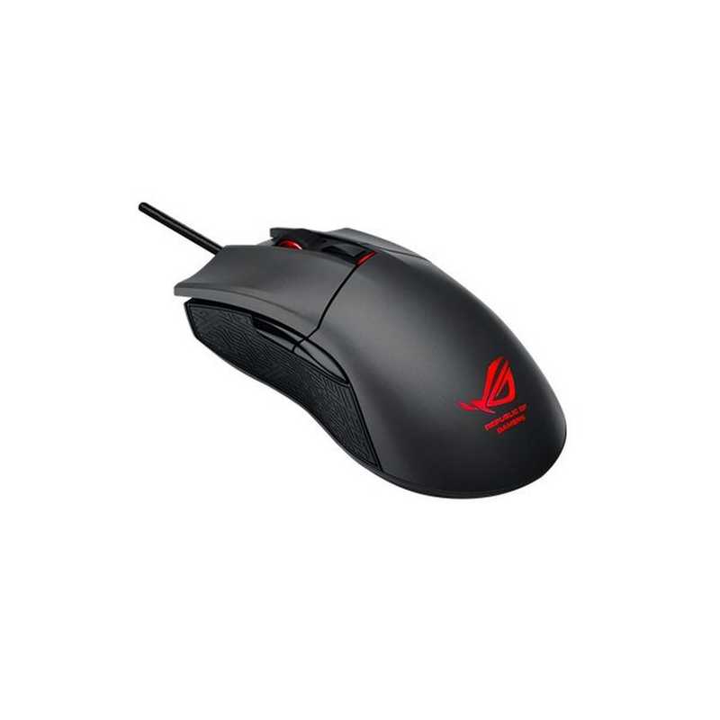 Asus ROG Gladius Gaming  Mouse, 6400 DPI, 6 Programmable Buttons, Omron Switches