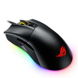 Asus ROG Gladius II Gaming Mouse, 12000 DPI, DPI Target Button, Omron Switches, RGB Lighting