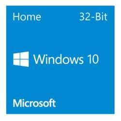 Microsoft Windows 10 Home 32-bit, OEM DVD, Single Copy