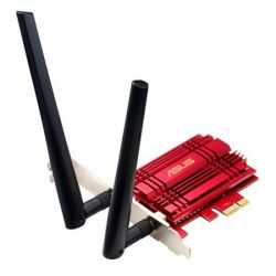 Asus (PCE-AC56) AC1300 (400+867) Wireless Dual Band PCI Express Adapter, 2 Antennas, External Base