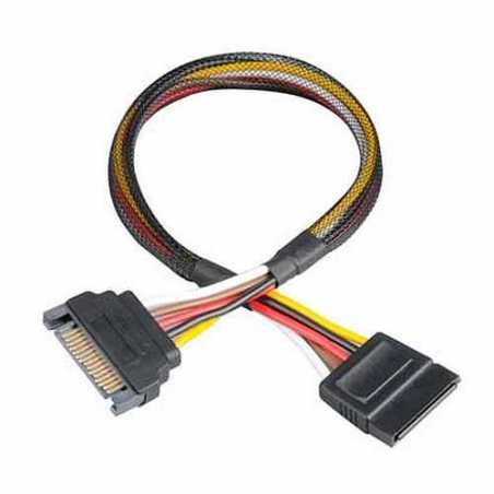 Akasa SATA Power Cable Extension, Male to Female, 30cm