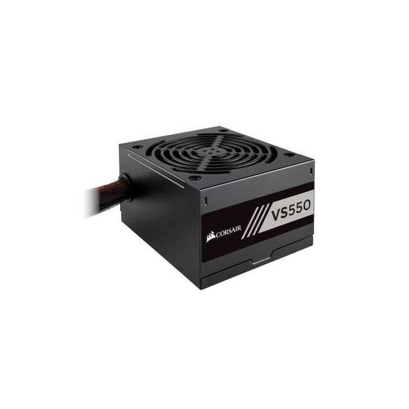 Corsair 550W Builder Series VS550 PSU, Sleeve Bearing Fan, Fully Wired, 80+ White