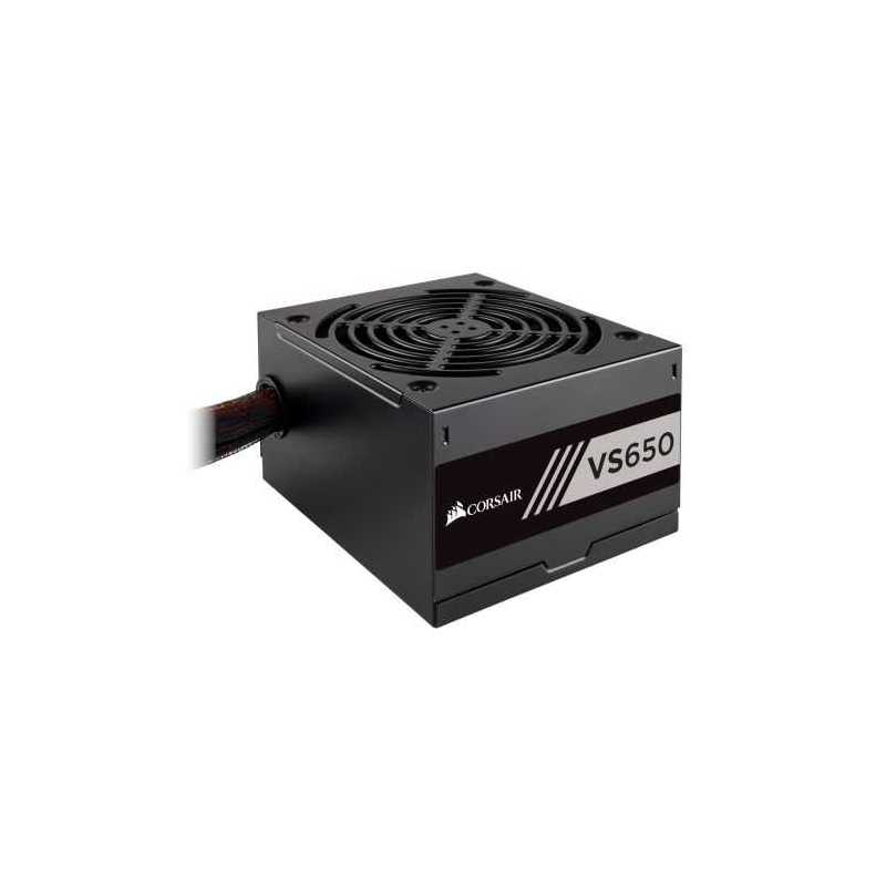 Corsair 650W Builder Series VS650 PSU, Sleeve Bearing Fan, Fully Wired, 80+ White