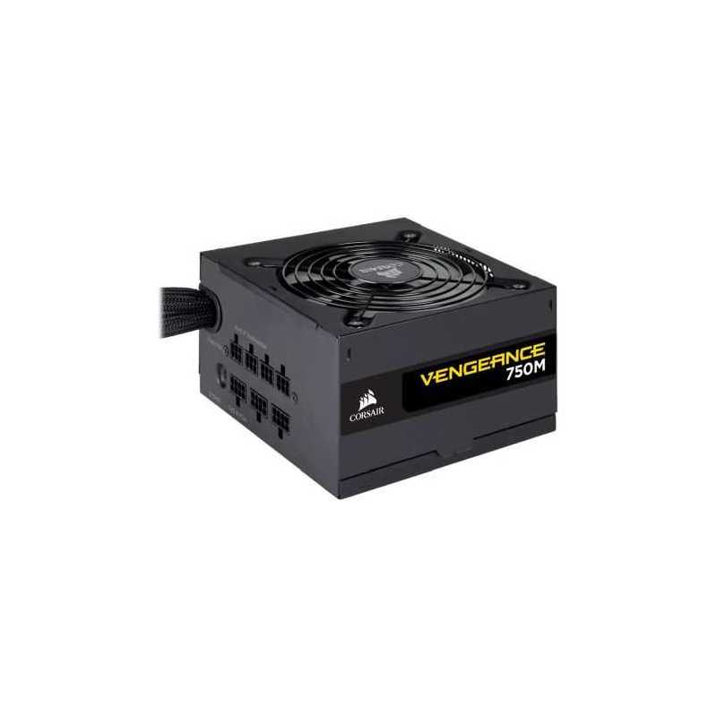 Corsair 750W Vengeance Series 750M PSU, Sleeve Bearing Fan, Semi-Modular, 80+ Silver