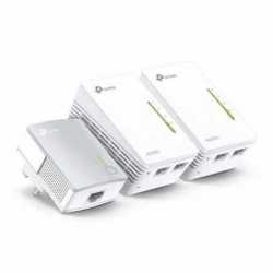 TP-LINK (TL-WPA4220T KIT) 300Mbps AV600 Wireless N Powerline Adapter Triple Kit