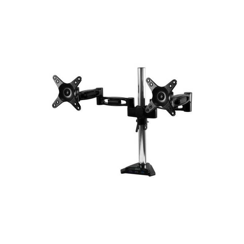 Arctic Z2 Pro Dual Monitor Arm With 4 Port Usb 3 0 Hub 13 27
