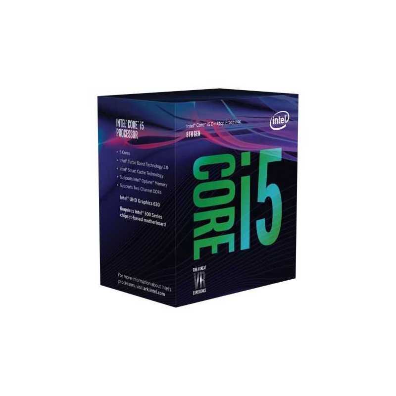Intel Core i5-8600 CPU, 1151, 3.1 GHz (4.3 Turbo), 6-Core, 65W, 14nm, 9MB Cache, UHD GFX, Coffee Lake