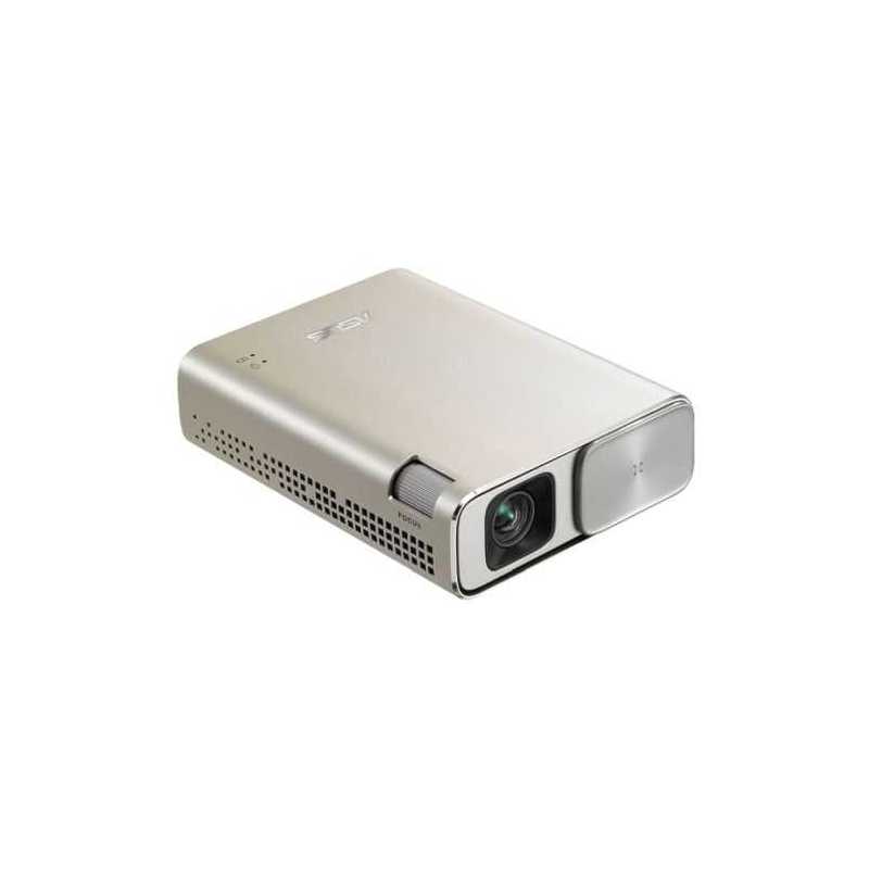 Asus ZenBeam Go E1Z USB Pocket Projector, 854 x 480, 16:9, Micro USB / Type-C, 150 Lumens, 6400mAh Battery