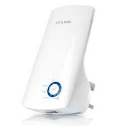 TP-LINK (TL-WA850RE) 300Mbps Wall-Plug Wifi Range Extender, 1 LAN