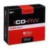 Intenso CD-RW, 700MB/80 Minutes, 12x Speed, Re-Writable Disks, Slim Case 10 Pack