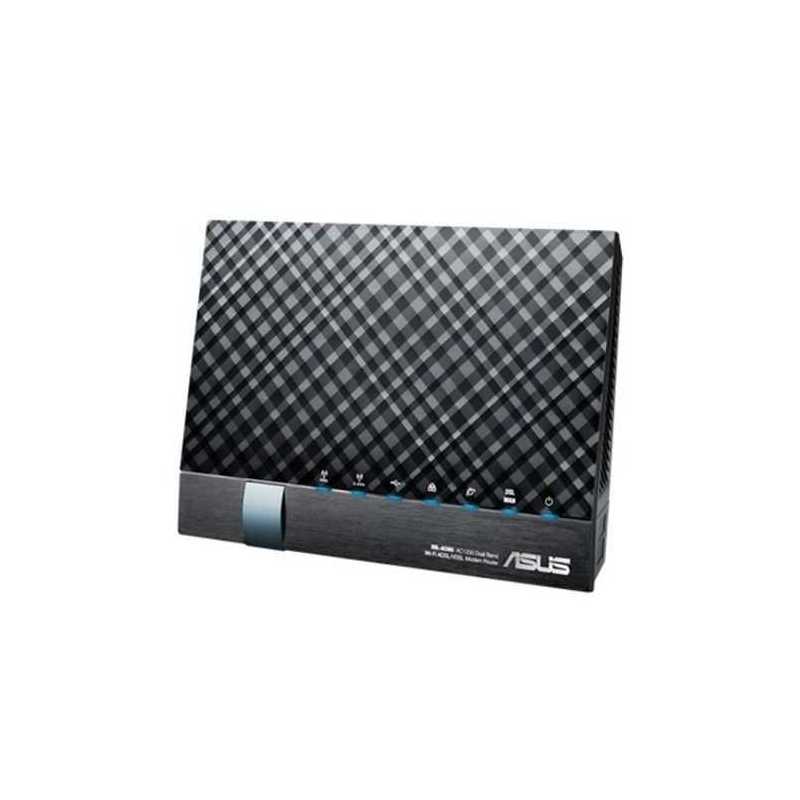 Asus (DSL-AC56U) AC1200 (300+867) Wireless Dual Band GB VDSL2/ADSL2+ Modem Router, USB3, 3G/4G Support