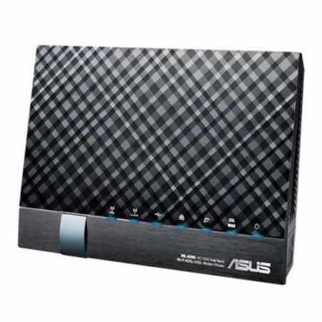Asus (DSL-AC56U) AC1200 (300+867) Wireless Dual Band GB VDSL2/ADSL2+ Modem Router, USB3, 3G/4G Support