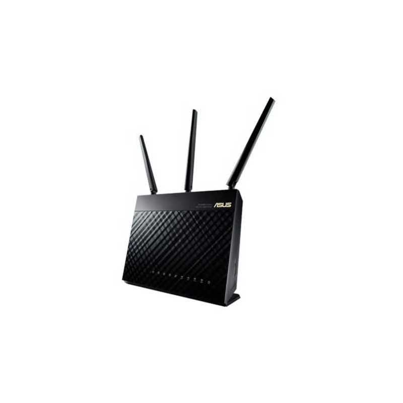 Asus (RT-AC68U) AC1900 (600+1300) Wireless Dual Band GB Cable Router, USB 3.0
