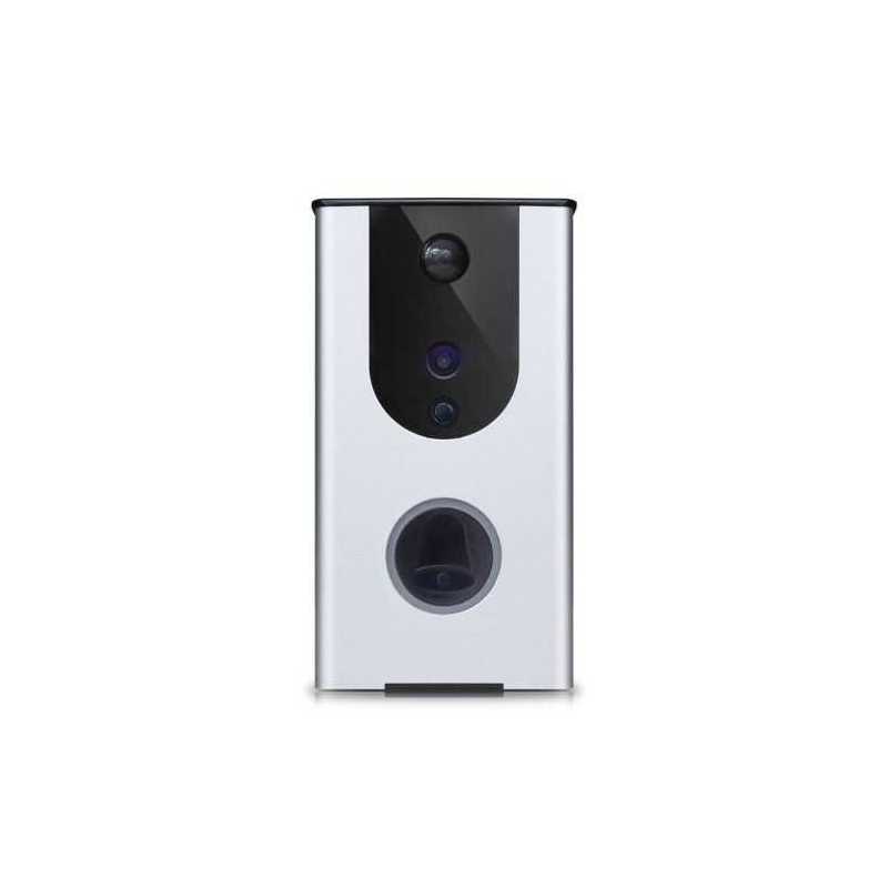 Dynamode Smart Outdoor Video Doorbell, Wireless, Day/Night, Motion Detect, 2-Way Voice, IP55, Self-Powered