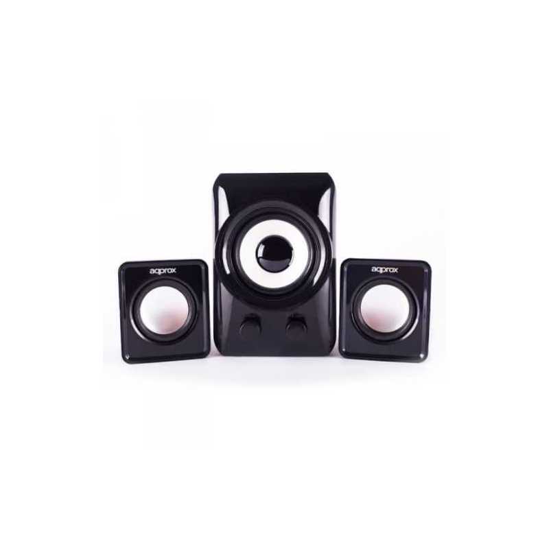 Approx (APPSP21M) 2.1 Multimedia Mini Speakers, 10W RMS, Black