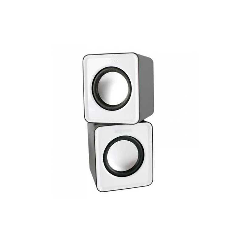 Approx (APPSPX1W) 2.0 Mini Stereo Speakers, 5W RMS, White, Retail