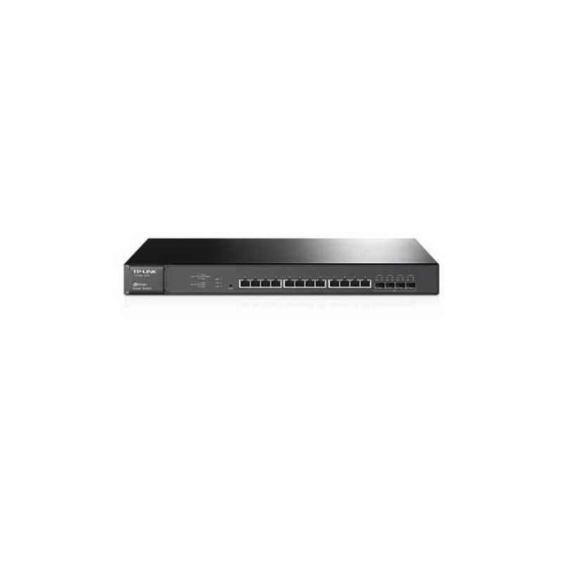 TP-LINK (T1700X-16TS) 12-Port 10GBase-T Smart Switch with 4 10G SFP+ Slots, L2+ Features