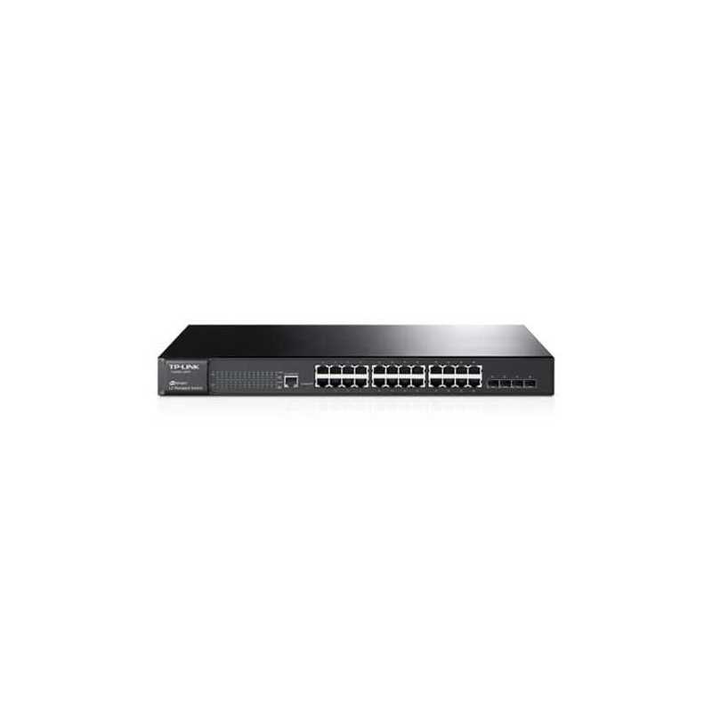 TP-LINK (T2600G-28TS) JetStream 24-Port Gigabit L2 Managed Switch with 4 SFP Slots