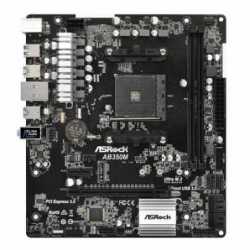 Asrock AB350M, AMD B350, AM4, Micro ATX, 2 DDR4, Ultra M.2, RAID