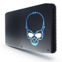 Intel NUC Hades Canyon i7 VR Gaming Barebone, i7-8809G, 2 x M.2, RX Vega M GH Graphics, Wi-Fi, USB Type C Gen2, VESA, RGB Skull - No RAM/SSD/OS