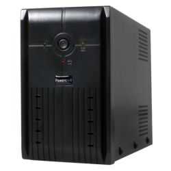 Powercool 1000VA Smart UPS, 600W, LED Display, 3 x UK Plug, 2 x RJ45, 3 x IEC, USB