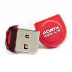 ADATA 32GB USB 2.0 UD310 Dashdrive Durable Memory Pen, Micro, Rugged, Red