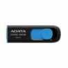 ADATA 64GB USB 3.0 Memory Pen, Retractable, Capless, Black & Blue
