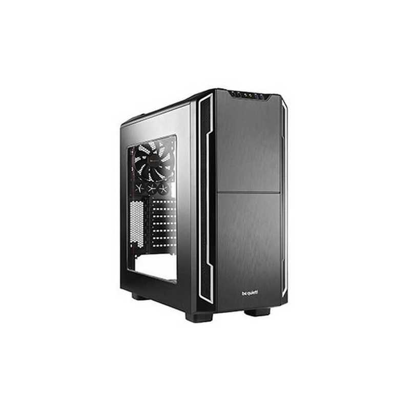 Be Quiet! Silent Base 600 Gaming Case with Window, ATX, No PSU, Tool-less, 2 x Pure Wings 2 Fans, Silver Trim