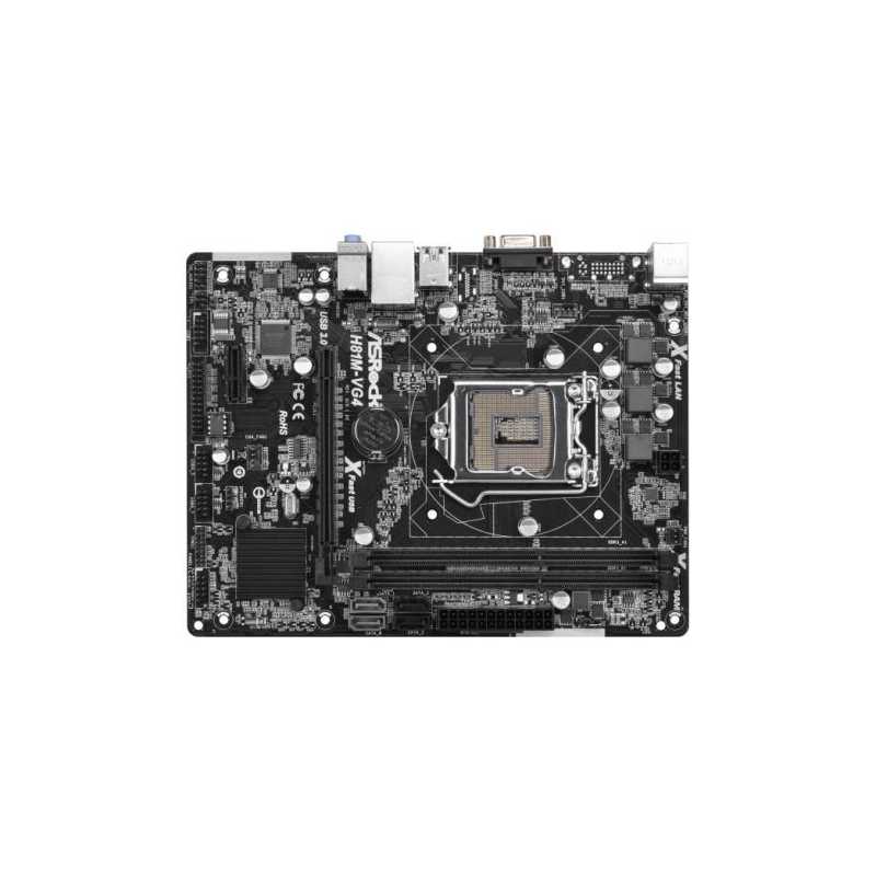 Asrock H81M-VG4 R3.0, Intel H81, 1150, Micro ATX, DDR3, USB3, VGA