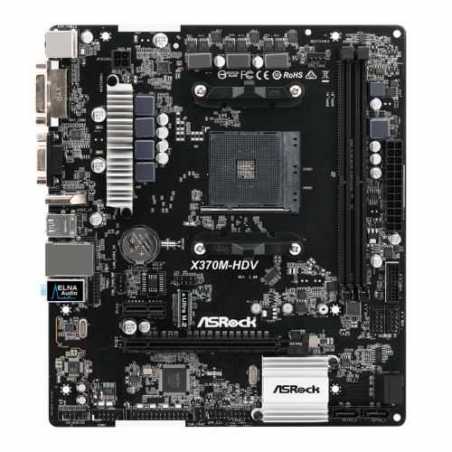 Asrock X370M-HDV, AMD X370, AM4, Micro ATX, 2 DDR4, VGA, DVI, HDMI, M.2