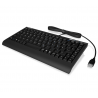 Keysonic ACK-595C+ Wired Mini Keyboard, PS2/USB, Soft Skin Coating, Retail