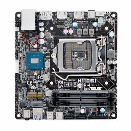 Asus H110 S1 CSM - Corporate Stable Model, Intel H110, 1151, Mini STX, DDR4 SODIMM, M.2, 2 HDMI, DP, USB3 Type-C, DC Jack