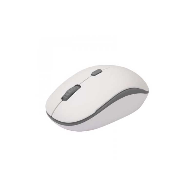 Approx Wireless Optical Mouse, 800 - 1600 DPI, Nano USB, White & Grey