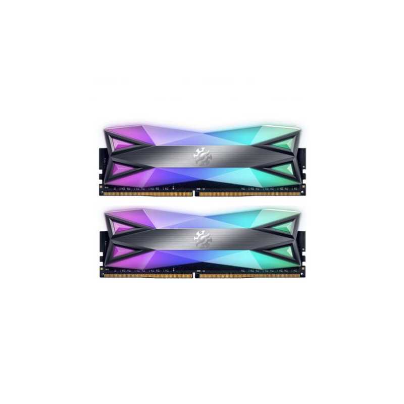 ADATA XPG Spectrix D60G RGB LED 16GB (2 x 8GB), DDR4, 3600MHz (PC4-28800) CL17, XMP 2.0, DIMM Memory 