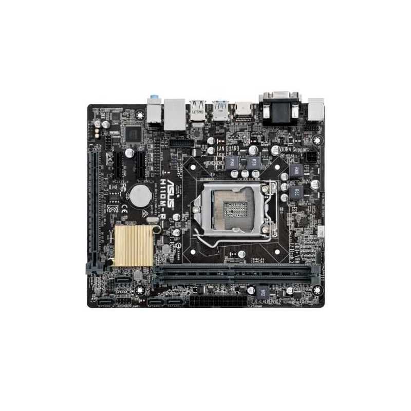 Asus H110M-R/C/SI, Intel H110, 1151, Micro ATX, DDR4, VGA, DVI, HDMI, OEM (SI Version)