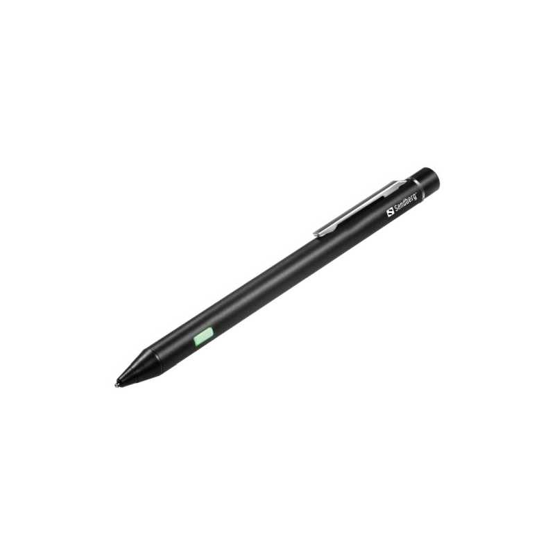 Sandberg Rechargeable Precision Active Stylus Pen, Optimal Precision, Aluminium,  5 Year Warranty