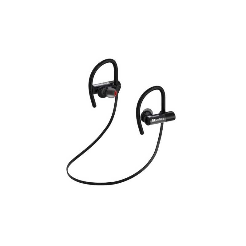 Sandberg Waterproof Bluetooth Earphones, 10mm Driver, Microphone, IPX7, 8 Hours Playback, 5 Year Warranty