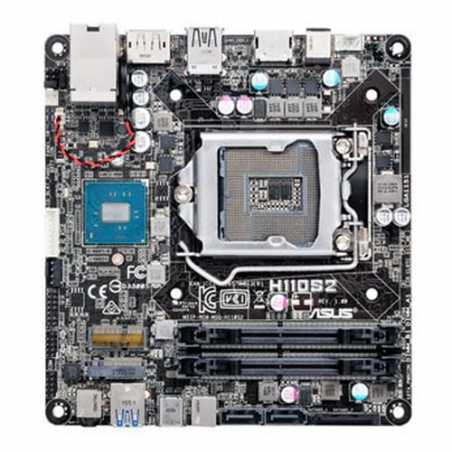 Asus H110S2, Intel H110, 1151, Mini STX, DDR4 SODIMM, M.2, HDMI, DP, USB3 Type-C, DC Jack, Dual GB LAN