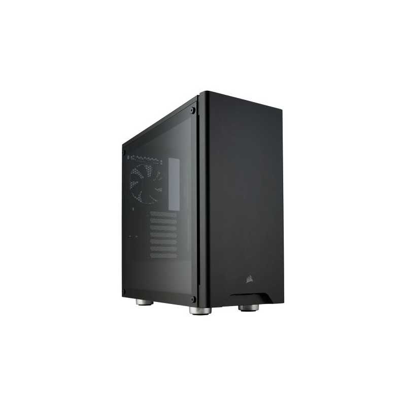 Corsair Carbide Series 275R Gaming Case with Windows, ATX, No PSU, 2 x 12cm Fans, USB 3.0, Black