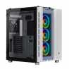 Corsair Crystal Series 680X RGB Gaming Case with Window, ATX, 4 x 12cm Fans, USB 3.0, White & Black