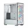 Corsair iCUE 220T RGB Airflow Gaming Case with Window, ATX, No PSU, 3 x 12cm Fans, USB 3.0, White