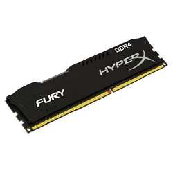 HyperX Fury Black 8GB, DDR4, 2400MHz (PC4-19200), CL15, 1.2V, XMP 2.0, DIMM Memory