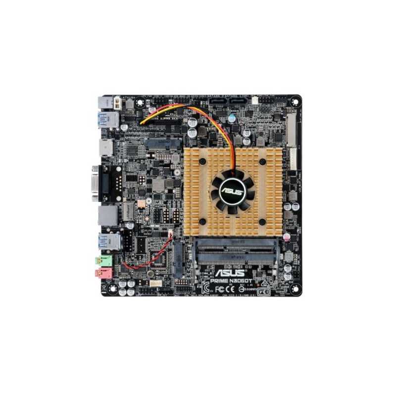 Asus N3060T, Integrated Dual-Core N3060, Mini ITX, DDR3 SO-DIMM, VGA, HDMI, LVDS