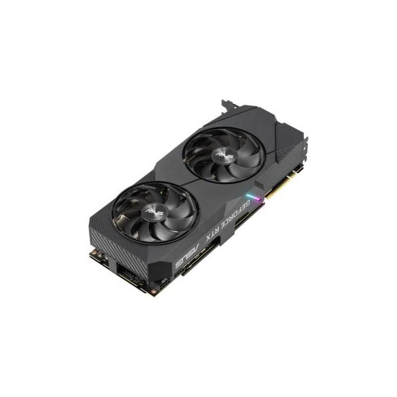 Asus DUAL RTX2080 SUPER EVO, 8GB DDR6, HDMI, 3 DP, 1845MHz Clock, NVlink, 0dB Tech