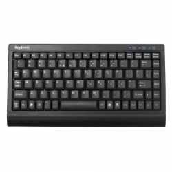 Keysonic ACK-595U Wired Mini Keyboard, USB, Soft Skin Coating