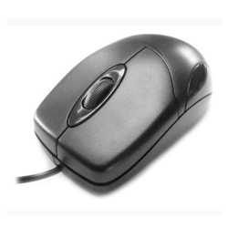 Spire Wired Optical Mouse, USB, 1200 DPI, Black