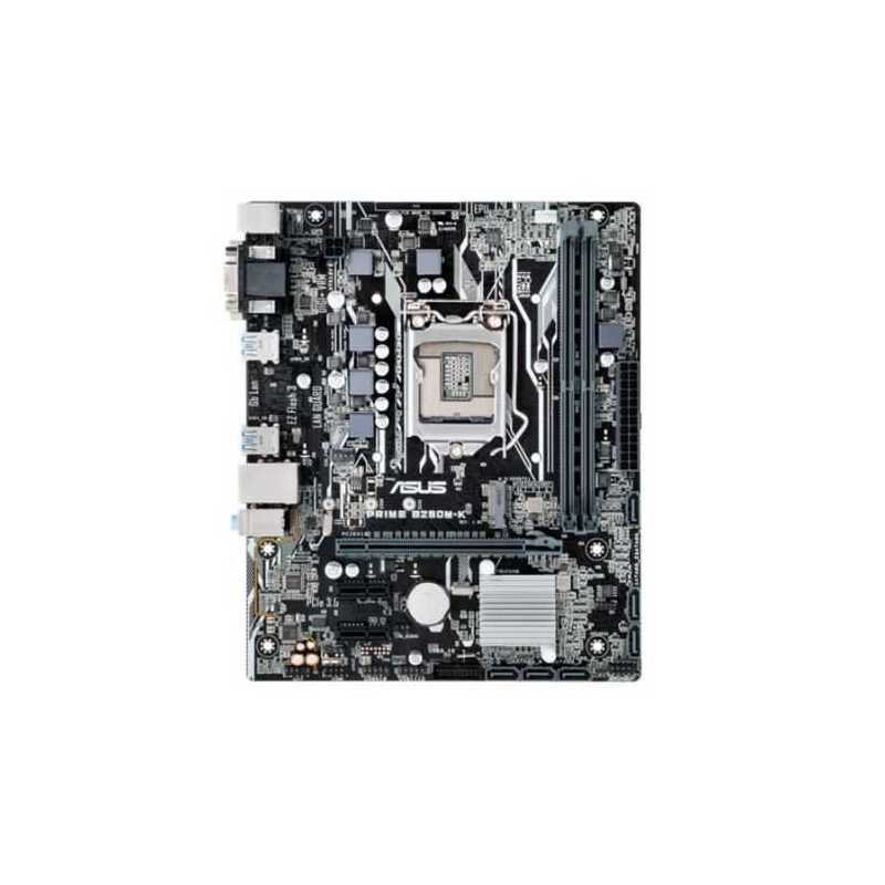 Asus PRIME B250M-K, Intel B250, 1151, Micro ATX, DDR4, VGA, DVI, M.2, LED Lighting