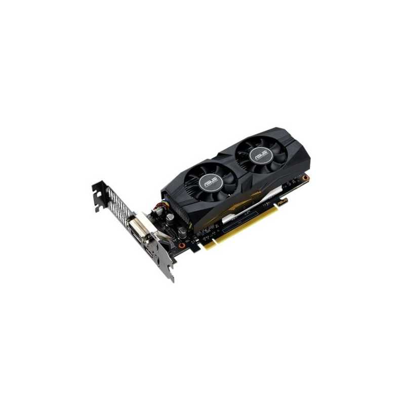 Asus GTX1650 OC, 4GB DDR5, DVI, HDMI, DP, 1740MHz Clock, Overclocked, Low Profile (Bracket Included)