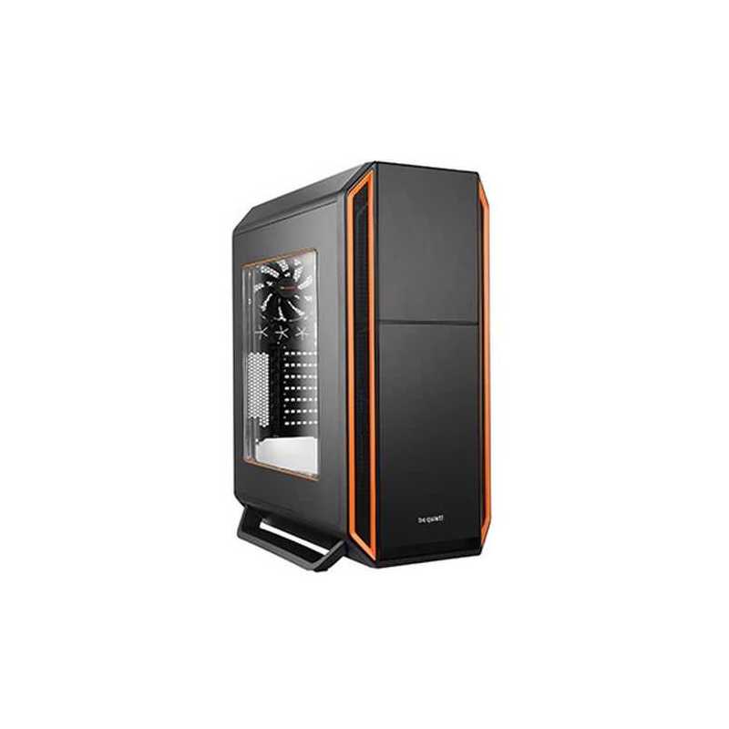 Be Quiet! Silent Base 800 Gaming Case with Window, ATX, No PSU, Tool-less, 3 x Pure Wings 2 Fans, Orange Trim